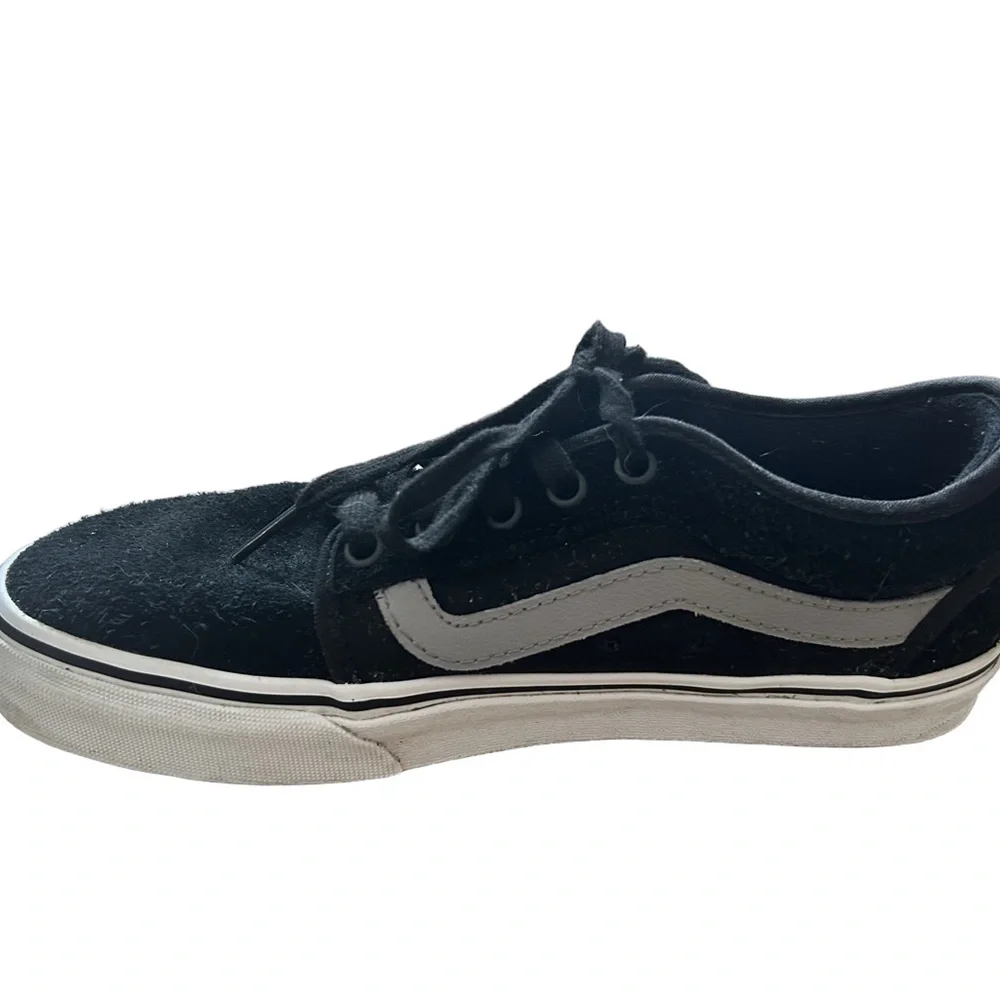 Vans Pro Old Skool Classic Black and White Low-Tops *with Popcush* Skater Shoes - Picture 3 of 12